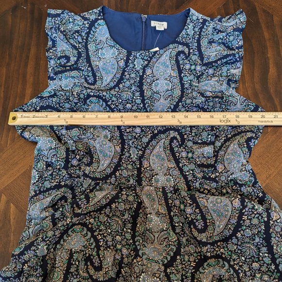 J.Crew Factory Tiered Ruffle Maxi Dress - Picture 9 of 10